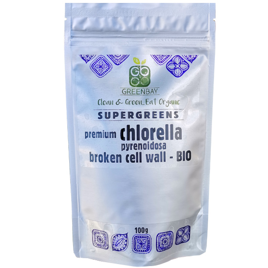 Premium Chlorella broken cell wall powder (100gr)