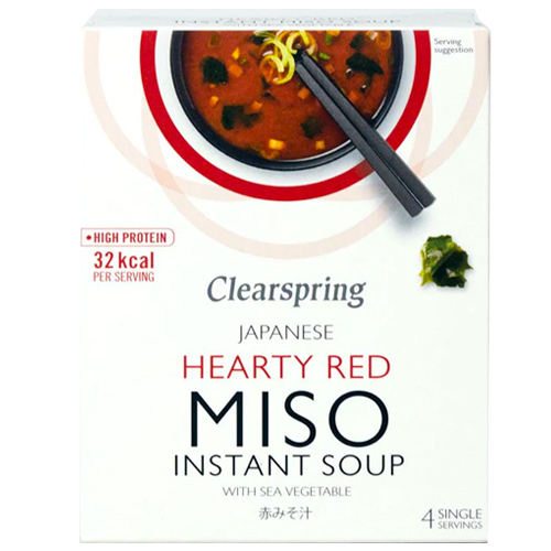 Miso Σούπα Στιγμής με Χόρτα Θαλάσσης - Κόκκινη Hearty Red (40γρ)