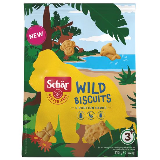Children's Wild Biscuits gluten free biscuits (5x23gr) 115gr