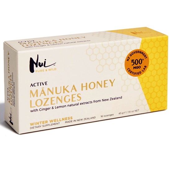 Manuka Honey Lozenges with Ginger and Lemon (16pieces/45gr)